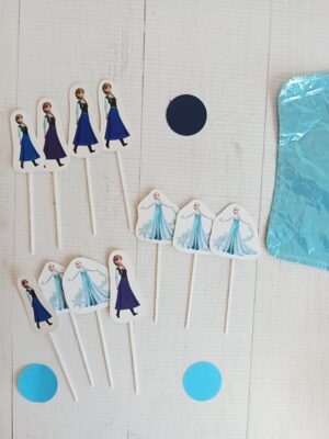 TOPPERS PARA CUPCAKES – X11 FROZEN