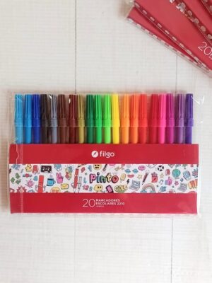 MARCADORES DE COLORES X20