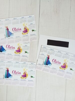 CALENDARIO CON TIRA DE IMÁN
