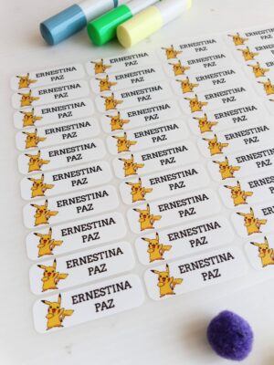 ETIQUETA PARA PEGAR A LA ROPA